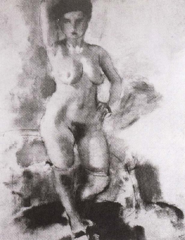 Jules Pascin Woman have big breast